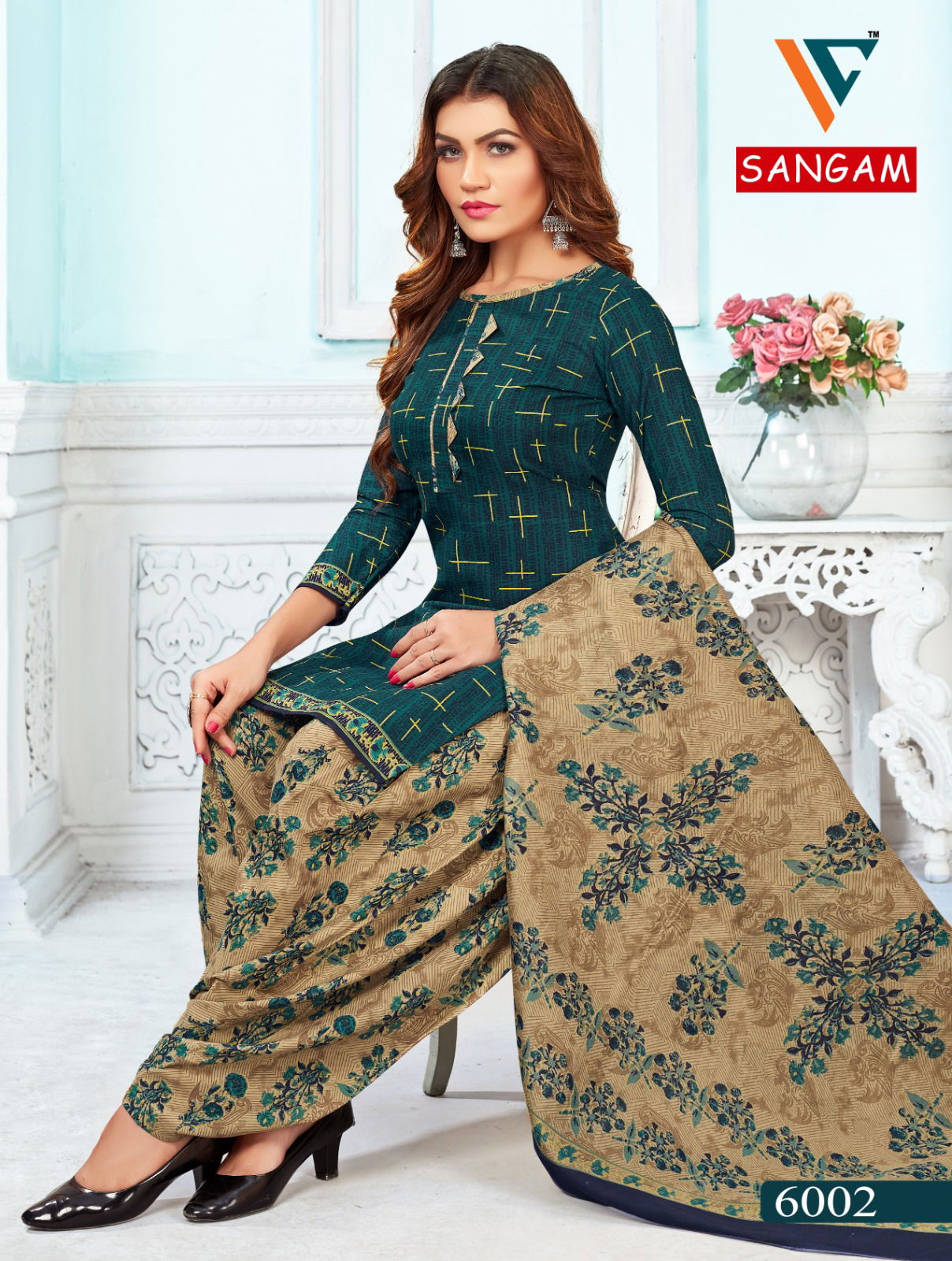 Vandana C Sangam Vol 6 Printed Cotton Dress Material
